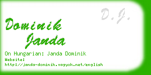 dominik janda business card